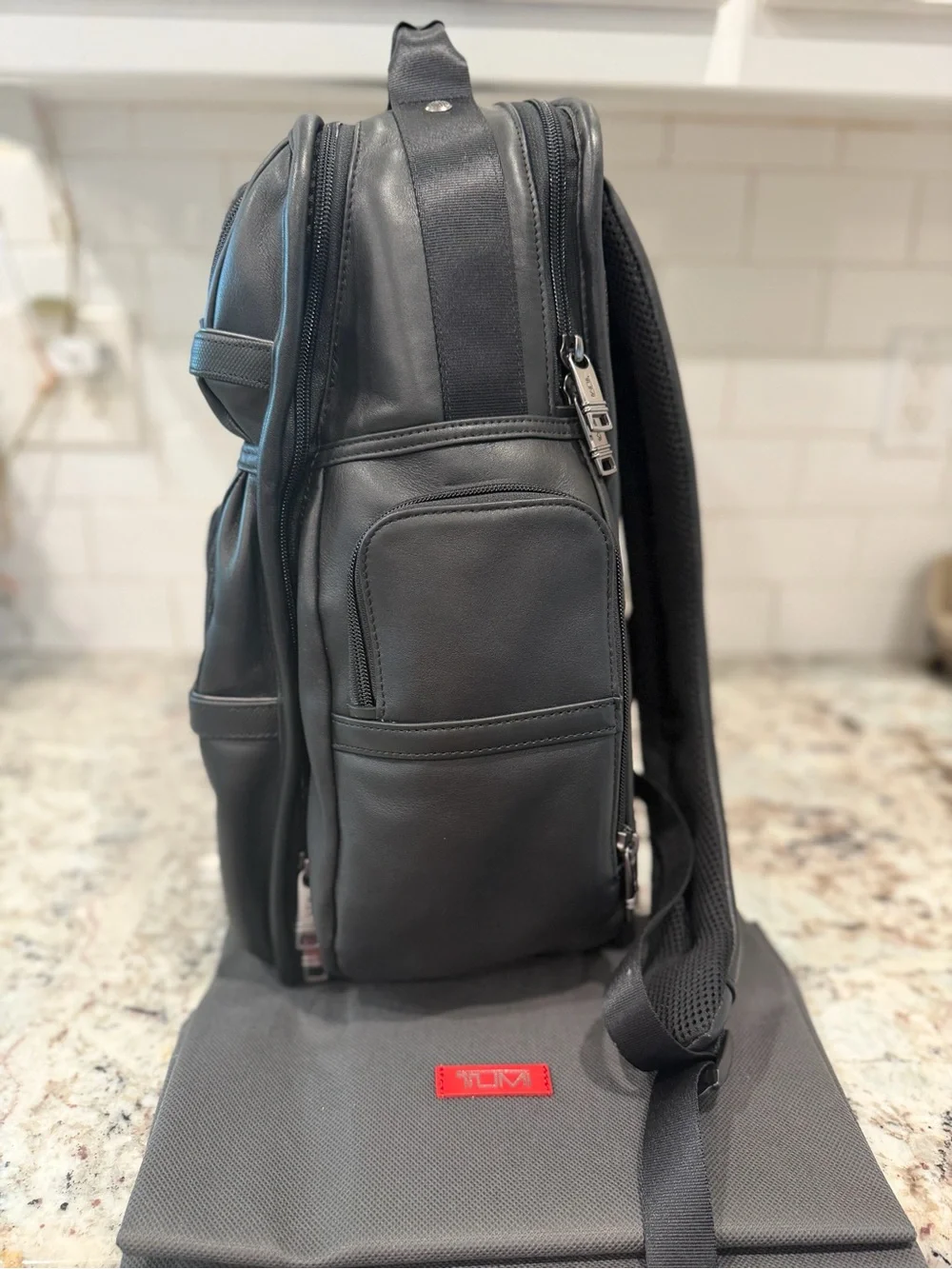 Tumi structured backpack